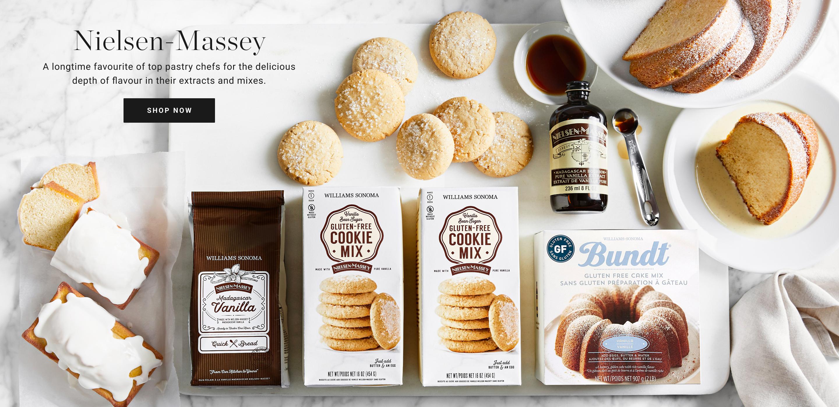 Nielsen-Massey | A longtime favourite of top pastry chefs for the delicious depth of flavour in their extracts and mixes. | Shop Now